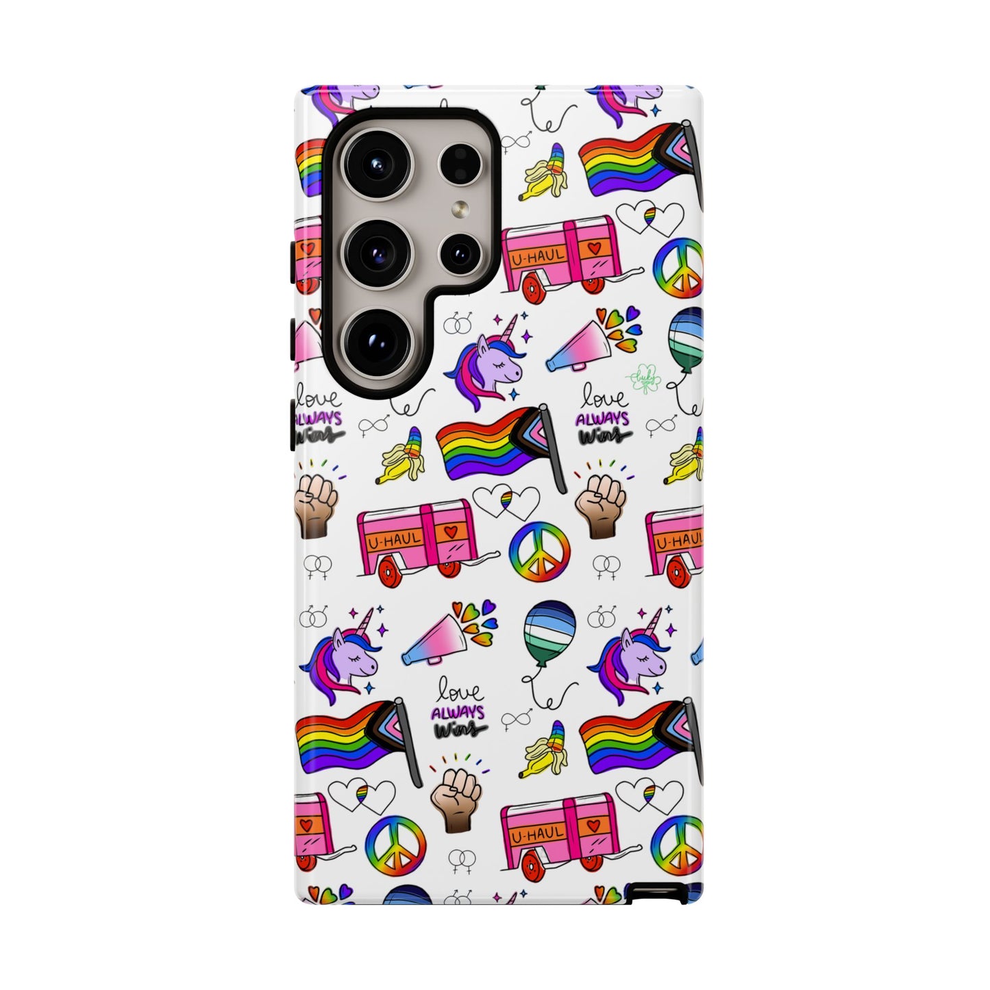 "identity mix" lgbtqia+ collage android tough phone case
