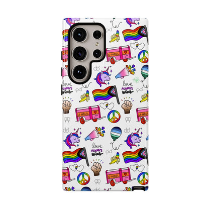 "Identity Mix" LGBTQIA+ Collage Android Tough Phone Case