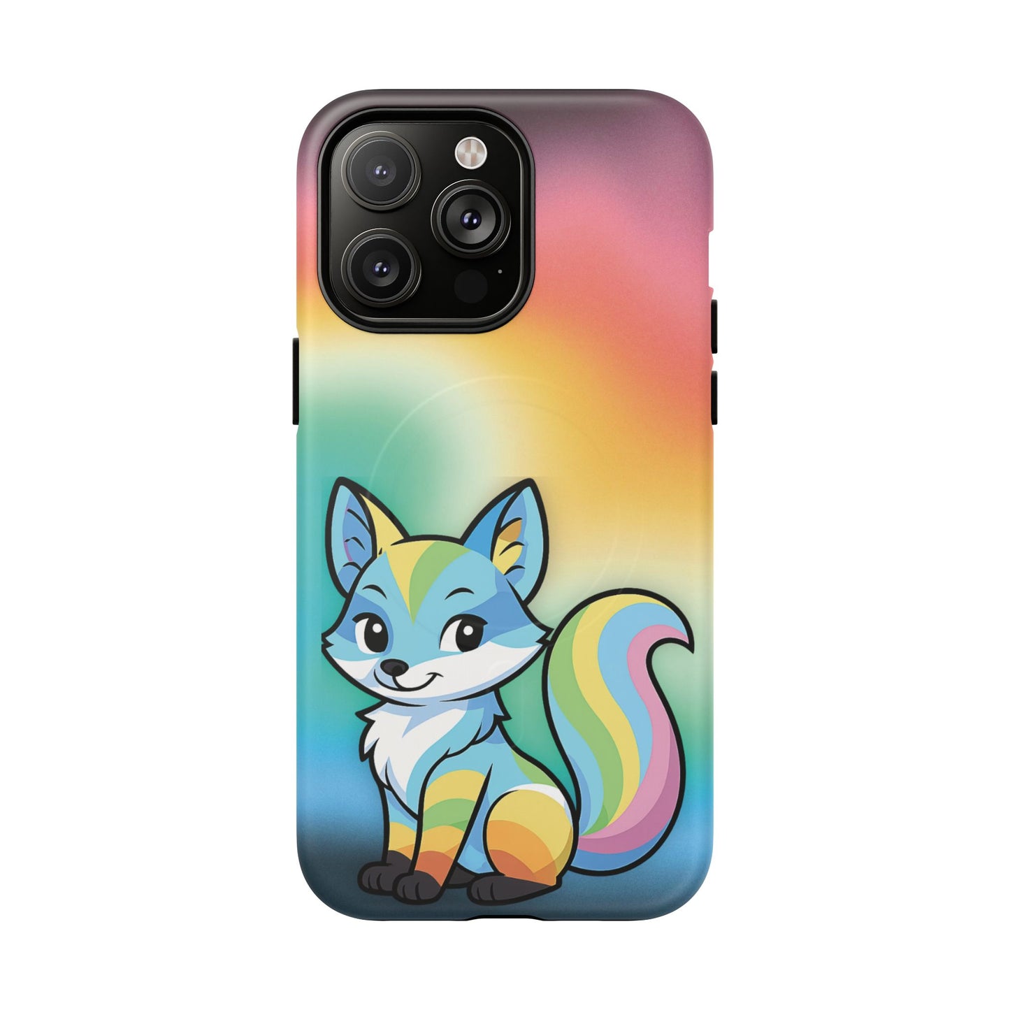 "queer as a fox" – queer pride fox magsafe® iphone case