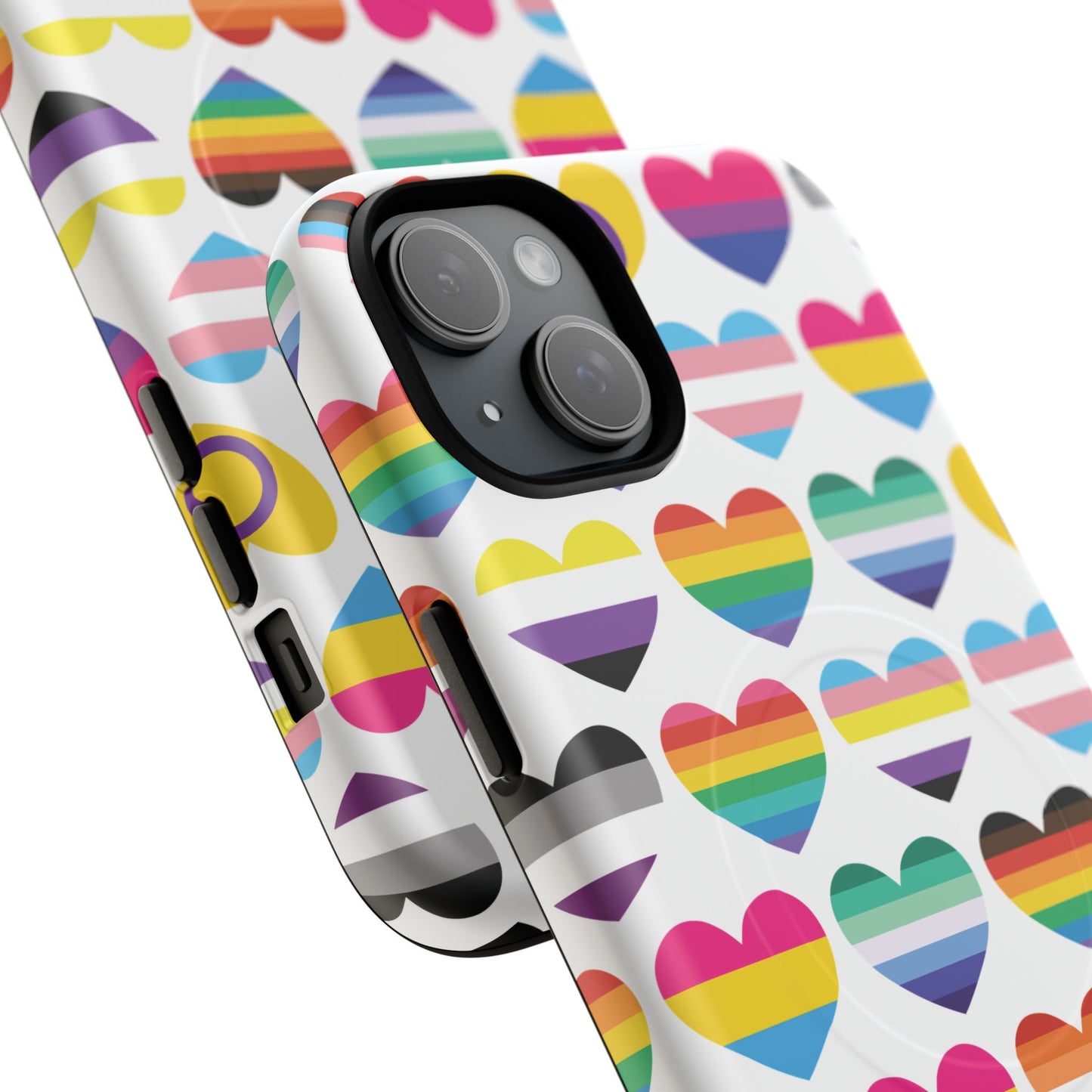 "proud hearts" lgbtqia+ love magsafe® iphone case