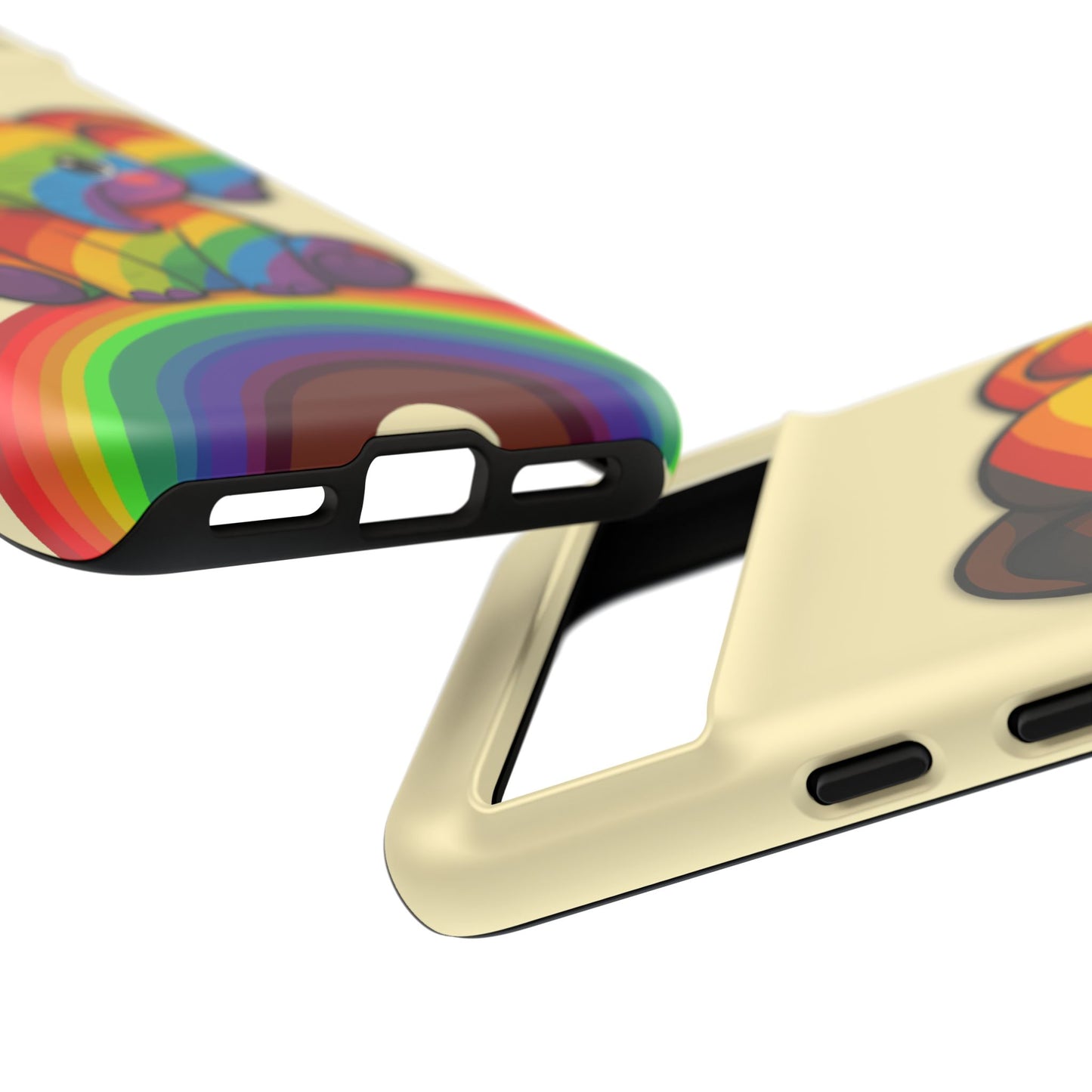 "jumbo joy" – philadelphia pride elephant android tough phone case