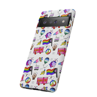 "Identity Mix" LGBTQIA+ Collage Android Tough Phone Case