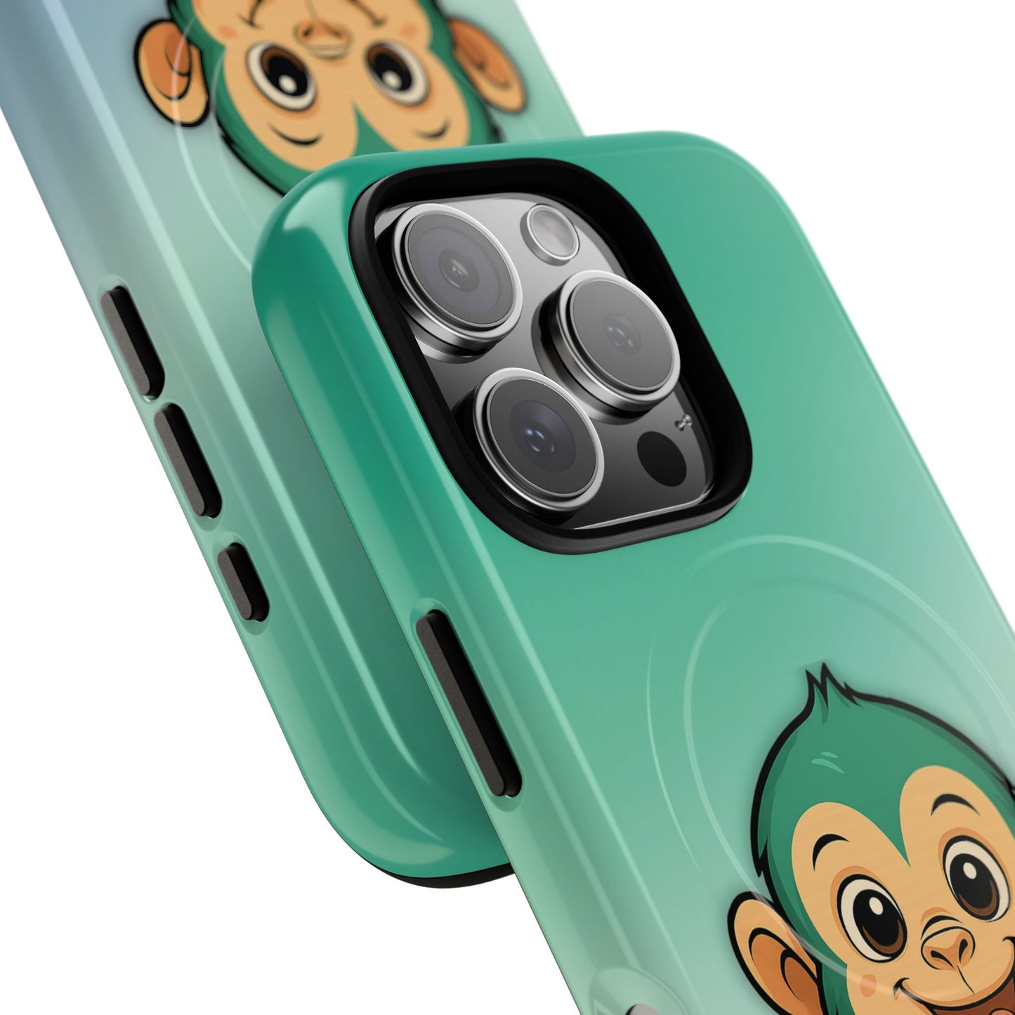"monkey love" – gay [mlm] pride monkey magsafe® iphone tough case