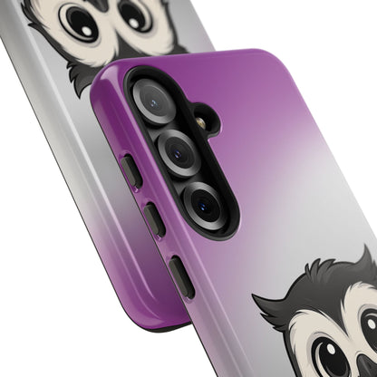 "Ace-Wise" – Asexual Pride Owl Android Tough Phone Case