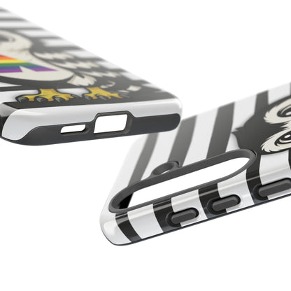 "Fly with Pride" – LGBTQIA+ Ally Pride Hawk Android Tough Phone Case