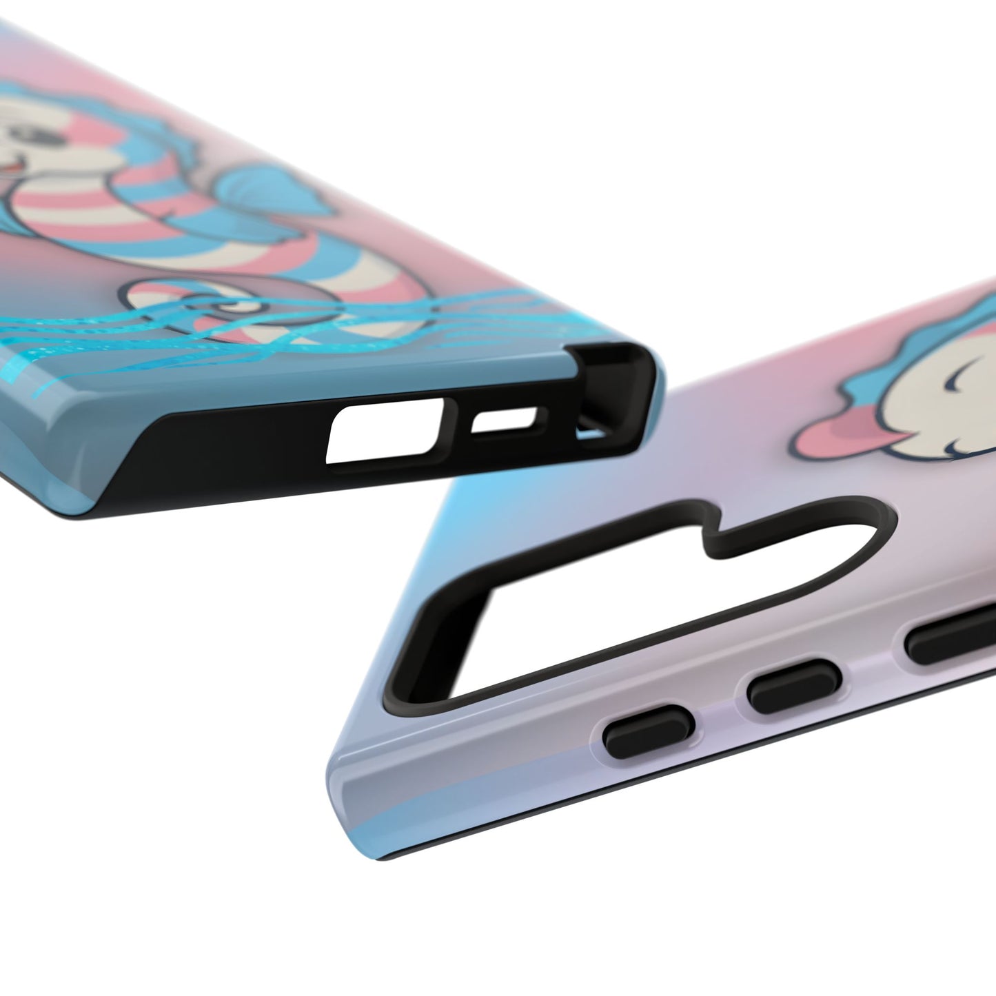 “sea me” – trans pride seahorse android tough phone case