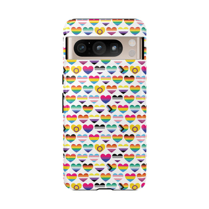 “Heart of Diversity" – Bright Edition – Android Tough Phone Case
