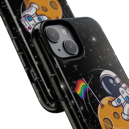 "Cosmic Queer" LGBTQIA+ Astronaut MagSafe® iPhone Tough Case
