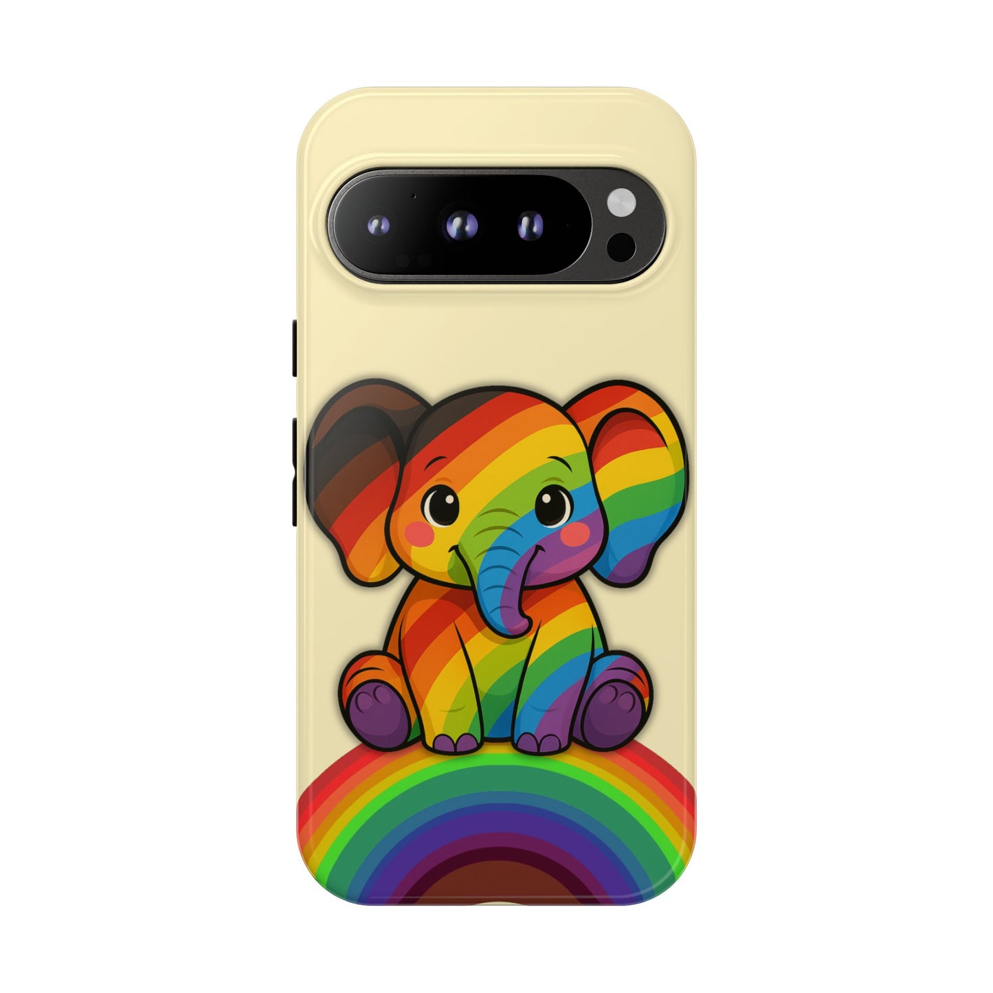 "jumbo joy" – philadelphia pride elephant android tough phone case