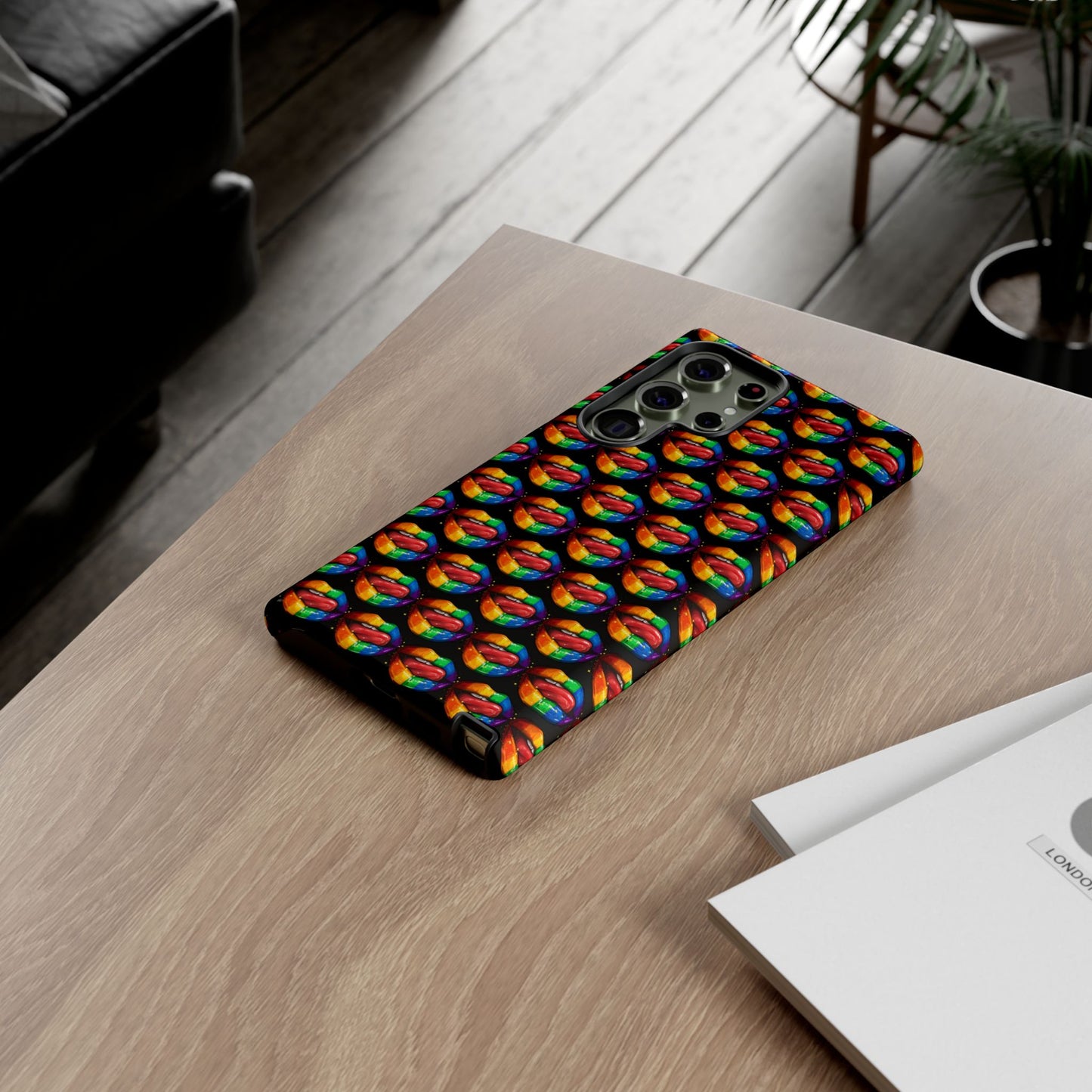 "taste the rainbow" android tough phone case