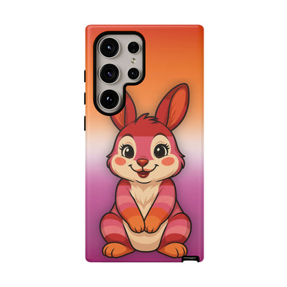"Hare to Slay" – Lesbian [Femme] Bunny Android Tough Phone Case