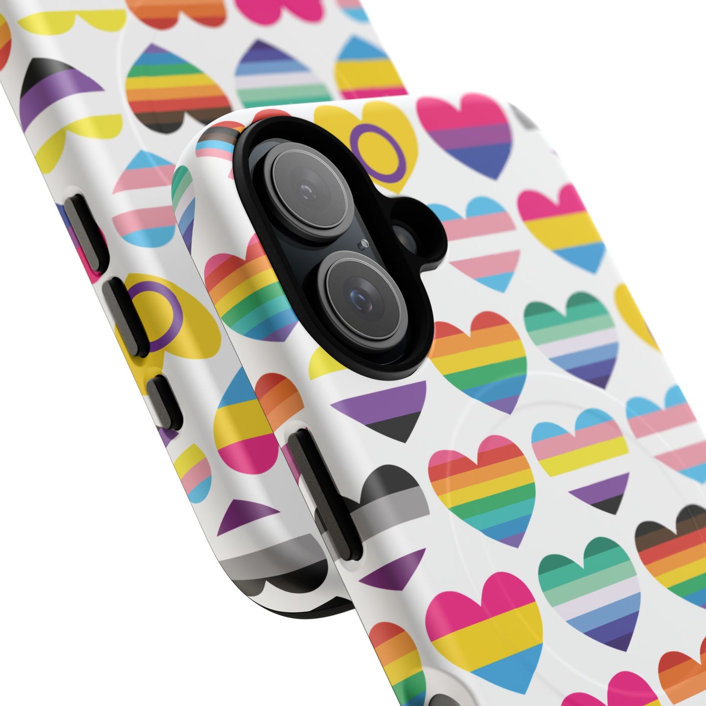 "proud hearts" lgbtqia+ love magsafe® iphone case