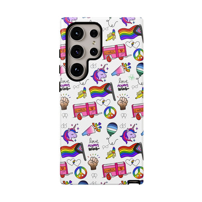 "Identity Mix" LGBTQIA+ Collage Android Tough Phone Case