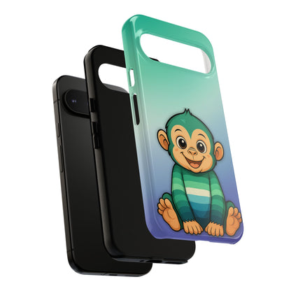 "Monkey Love" – Gay [MLM] Pride Android Tough Phone Case