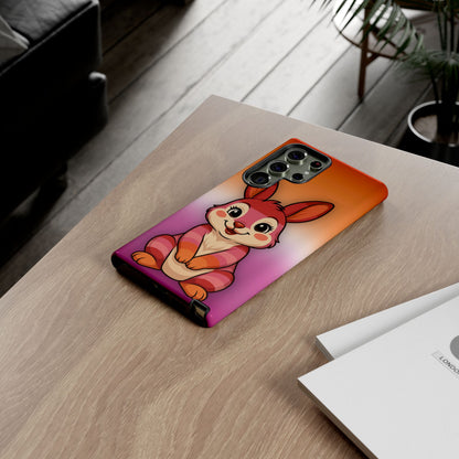 "Hare to Slay" – Lesbian [Femme] Bunny Android Tough Phone Case