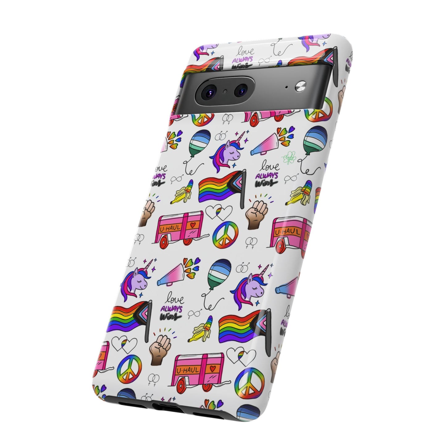 "identity mix" lgbtqia+ collage android tough phone case
