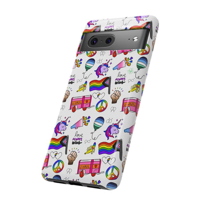 "Identity Mix" LGBTQIA+ Collage Android Tough Phone Case