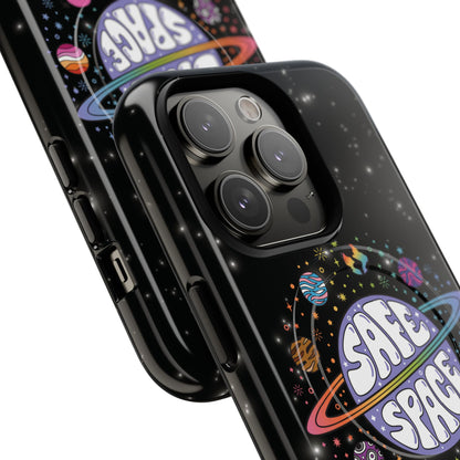 "Safe Space" LGBTQIA+ Pride Galaxy MagSafe® iPhone Case