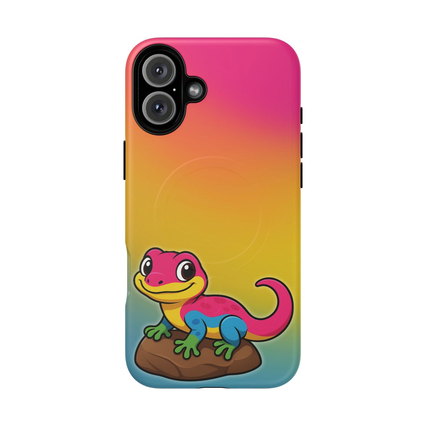 "pan-tastic voyage" – pansexual pride gecko magsafe® iphone tough case