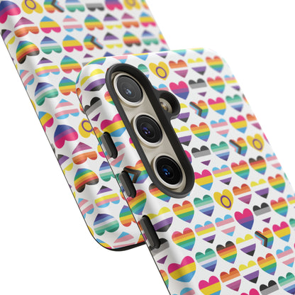 “Heart of Diversity" – Bright Edition – Android Tough Phone Case