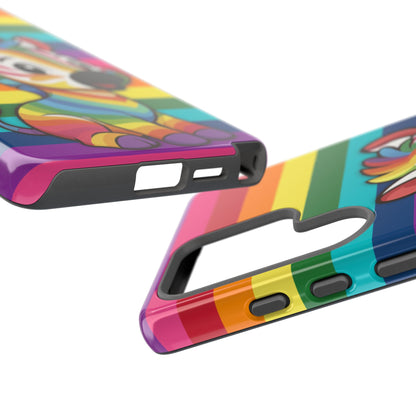 "Zee the O.G." – Original Rainbow Pride Zebra Android Tough Phone Case