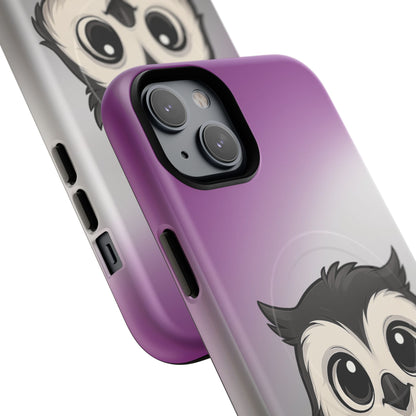 "Ace-Wise" – Asexual Pride Owl MagSafe® iPhone Tough Case