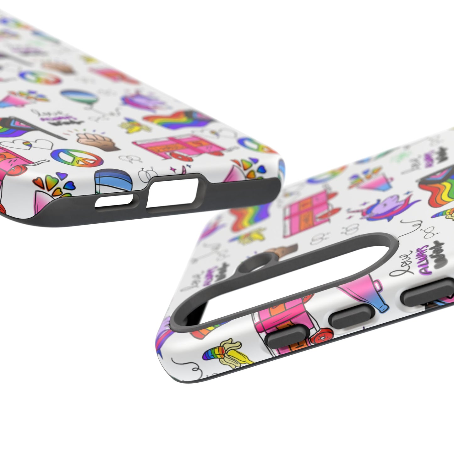 "identity mix" lgbtqia+ collage android tough phone case