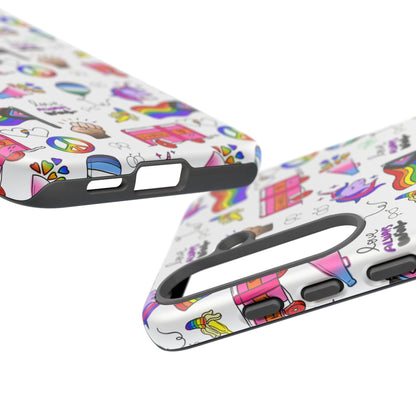"Identity Mix" LGBTQIA+ Collage Android Tough Phone Case