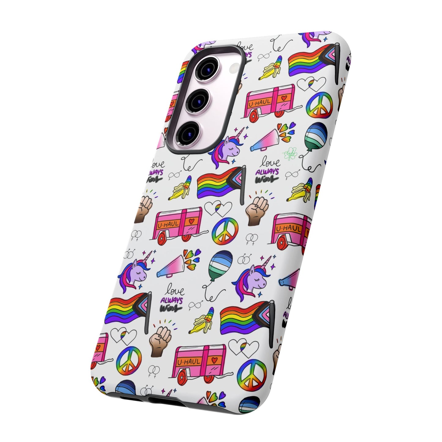 "identity mix" lgbtqia+ collage android tough phone case