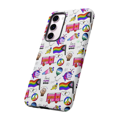"Identity Mix" LGBTQIA+ Collage Android Tough Phone Case