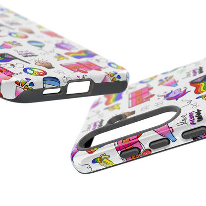 "Identity Mix" LGBTQIA+ Collage Android Tough Phone Case