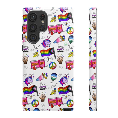"Identity Mix" LGBTQIA+ Collage Android Tough Phone Case