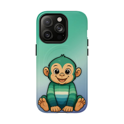 "Monkey Love" – Gay [MLM] Pride Monkey MagSafe® iPhone Tough Case