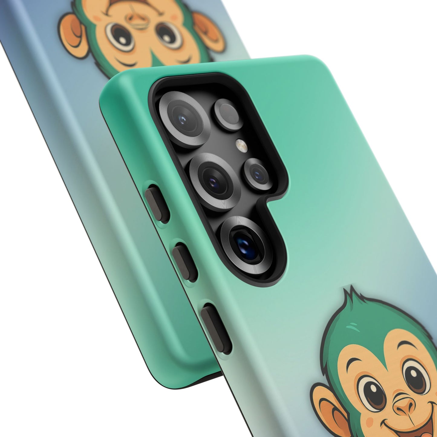 "monkey love" – gay [mlm] pride android tough phone case