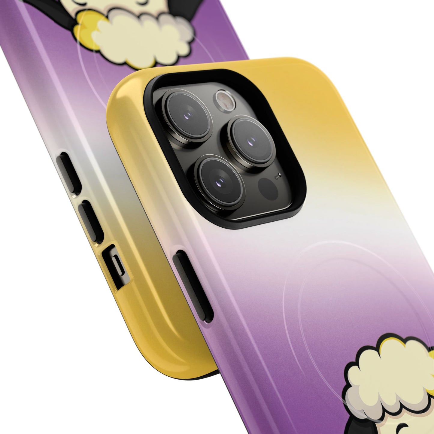 "nonbibaaary" – nonbinary pride sheep magsafe® iphone tough case