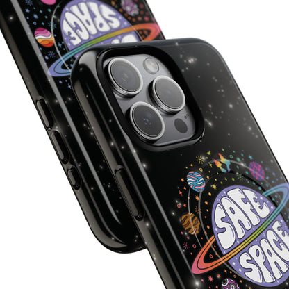 "Safe Space" LGBTQIA+ Pride Galaxy MagSafe® iPhone Case