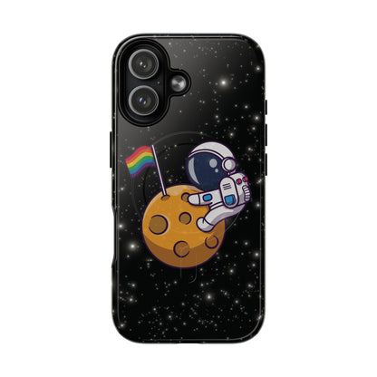 "Cosmic Queer" LGBTQIA+ Astronaut MagSafe® iPhone Tough Case