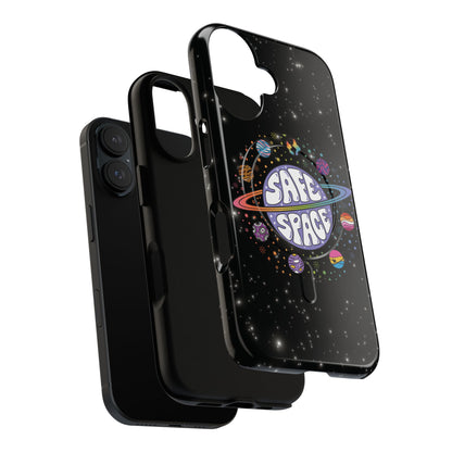 "Safe Space" LGBTQIA+ Pride Galaxy MagSafe® iPhone Case