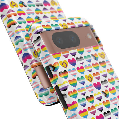 “Heart of Diversity" – Bright Edition – Android Tough Phone Case