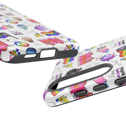 "Identity Mix" LGBTQIA+ Collage Android Tough Phone Case