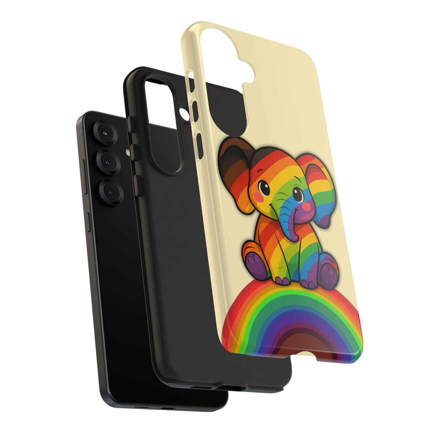 "jumbo joy" – philadelphia pride elephant android tough phone case