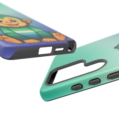 "Monkey Love" – Gay [MLM] Pride Android Tough Phone Case