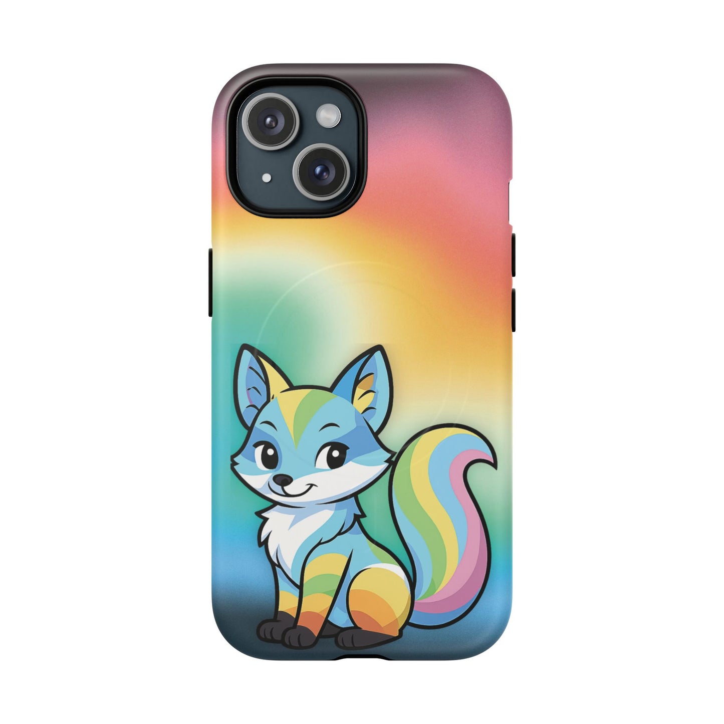 "queer as a fox" – queer pride fox magsafe® iphone case