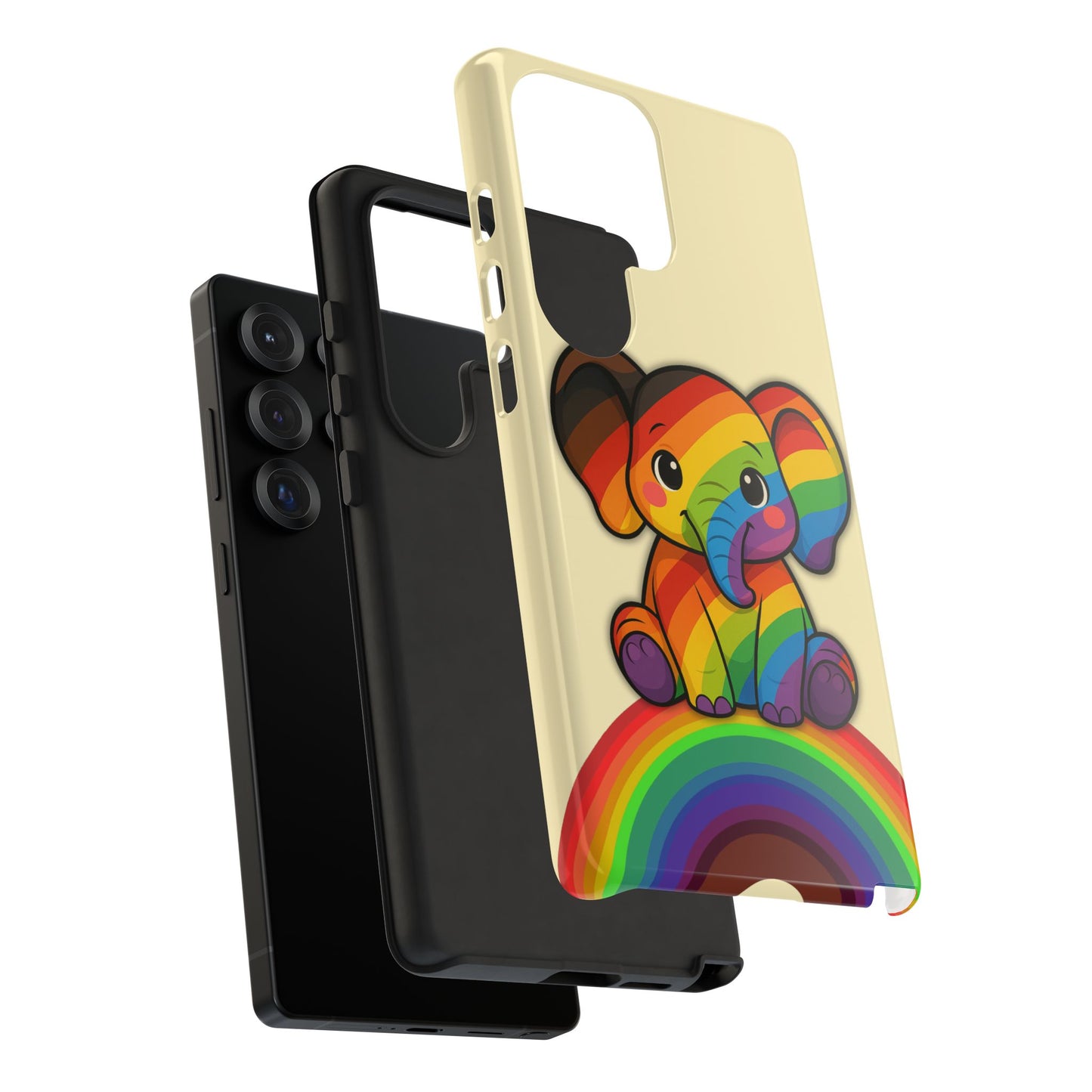 "jumbo joy" – philadelphia pride elephant android tough phone case