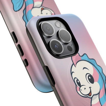 "Sea Me" – Trans Pride Seahorse MagSafe® iPhone Tough Case