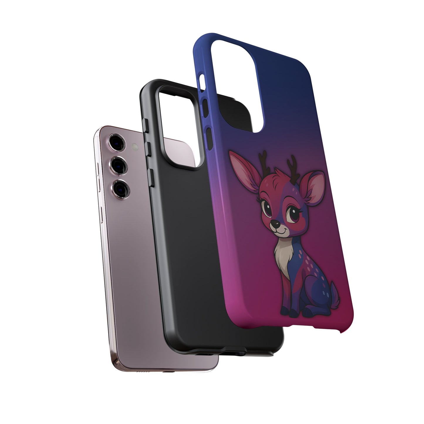 “bi-design” – bisexual pride doe android tough phone case