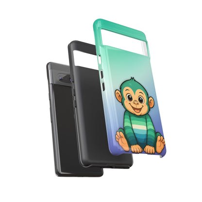 "Monkey Love" – Gay [MLM] Pride Android Tough Phone Case