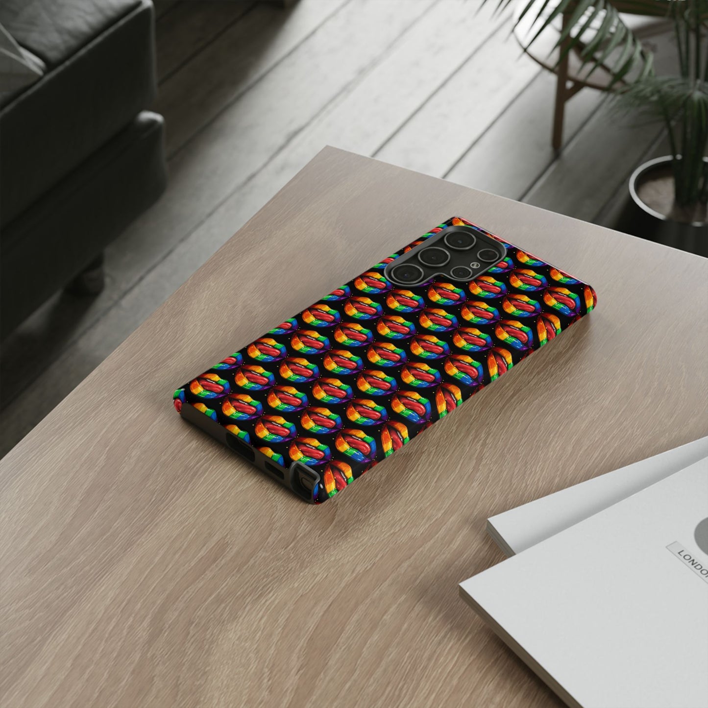 "taste the rainbow" android tough phone case