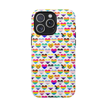“Heart of Diversity” – Bright Edition – MagSafe® iPhone Tough Case
