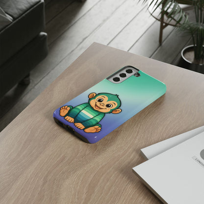 "Monkey Love" – Gay [MLM] Pride Android Tough Phone Case